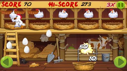 Play Angry Chicken: Egg Madness! - Catch Chicken Eggs 