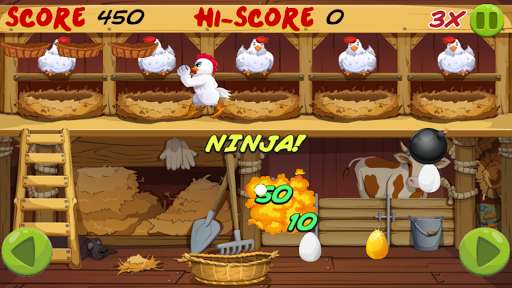 Play Angry Chicken: Egg Madness! - Catch Chicken Eggs 