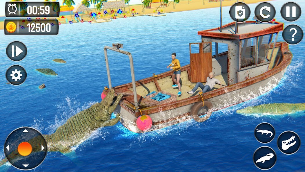 Play Angry Crocodile Attack Sim 3D 