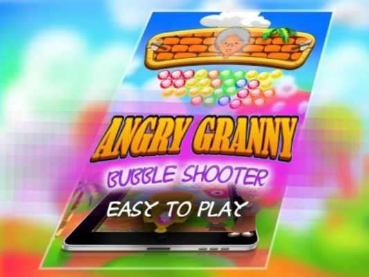 Play Angry Granny Bubble Shooter 