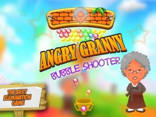 Play Angry Granny Bubble Shooter 