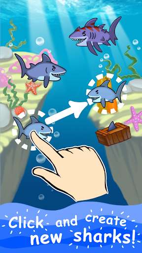 Play APK Angry Shark Evolution - fun craft cash tap clicker  and enjoy Angry Shark Evolution - fun craft cash tap clicker using 