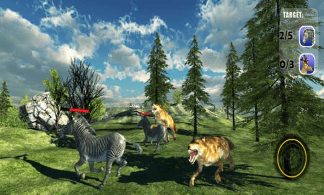 Play Angry Wolf Jungle 3D 
