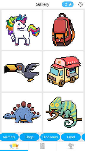 Play APK Animal Color by Number - Free coloring book  and enjoy Animal Color by Number - Free coloring book with UptoPlay com.area730.pixelcolor