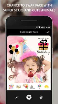 Play Animal face sticker photo editor 