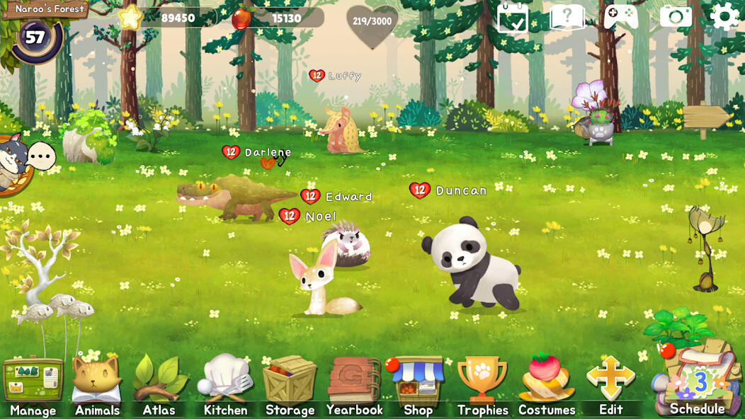 Play APK Animal Forest : Fuzzy Seasons  and enjoy Animal Forest : Fuzzy Seasons with UptoPlay com.fathermade.animalGarden
