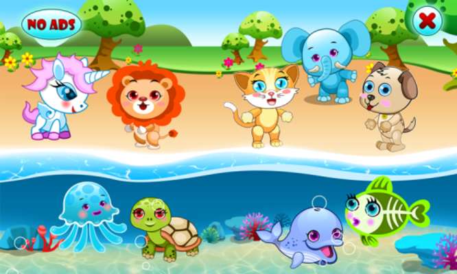 Play Animal jigsaw, fruit jisaw 