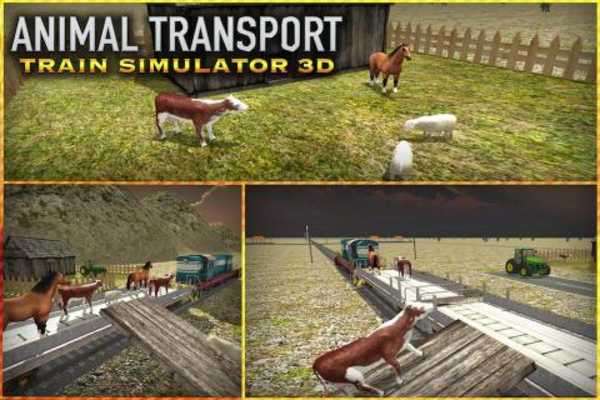 Play Animal Transport Train Sim 3D 