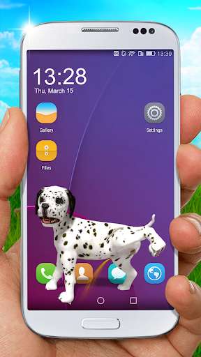 Play APK Animated dog dalmatian  and enjoy Animated dog dalmatian with UptoPlay com.cosmicmobile.app.dog_on_screen_dalmatian