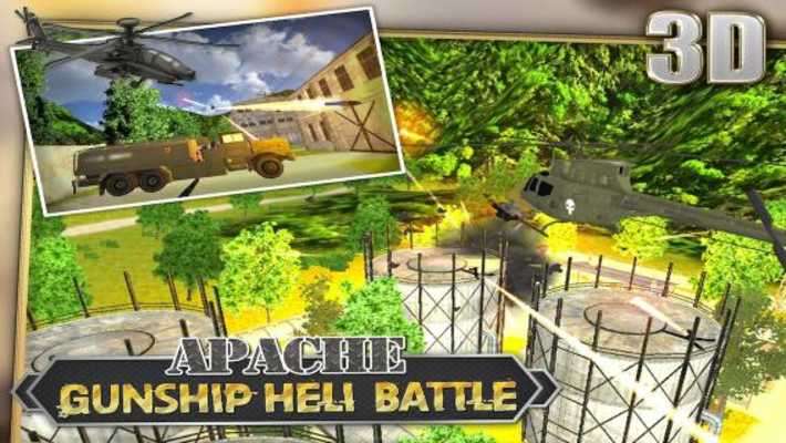 Play Apache Gunship Heli Battle 3D 