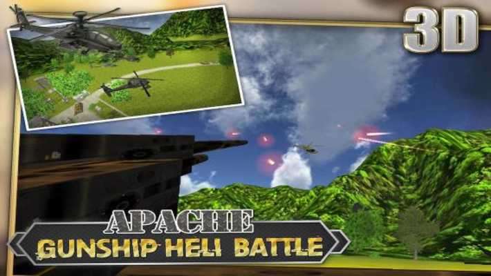 Play Apache Gunship Heli Battle 3D 