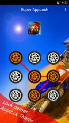 Play AppLock Theme Motocross Race 