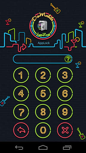 Play AppLock Theme Night Club 