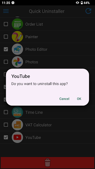 Play appUninstaller 