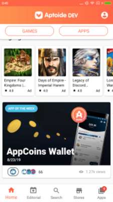 Play Aptoide Dev 