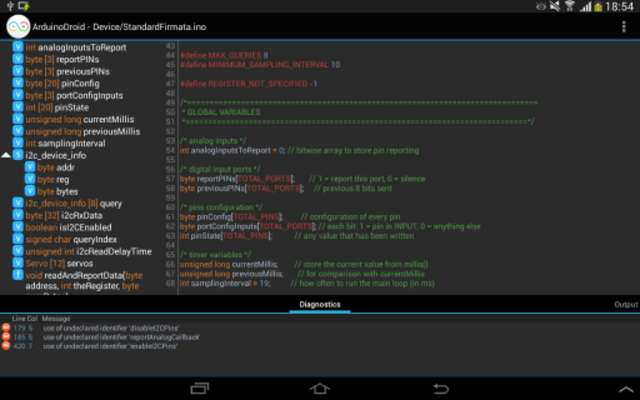 Play ArduinoDroid - Arduino IDE 
