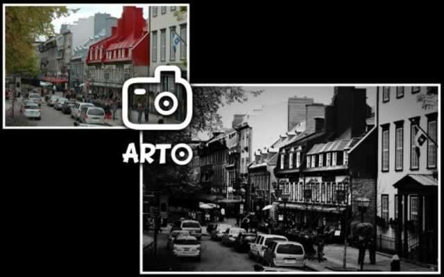 Play Arto.lite: black & white photo 