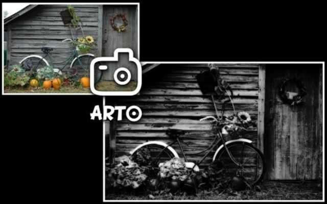Play Arto.lite: black & white photo 