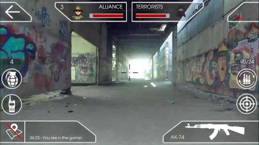 Play AR Warriors: Weapon camera & Augmented Shooter  and enjoy AR Warriors: Weapon camera & Augmented Shooter with UptoPlay