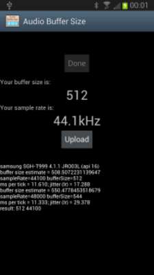 Play Audio Buffer Size Play Audio Buffer Size