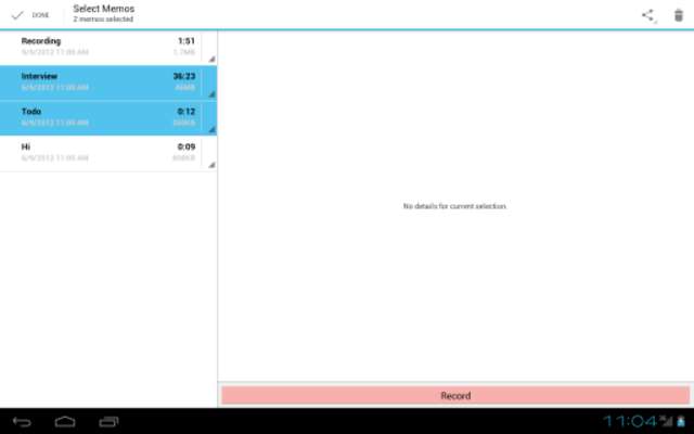 Play Audio Memos - Voice Recorder 