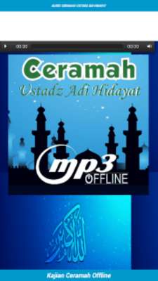 Play Audio Offline Kajian Ust.Adi Hidayat 