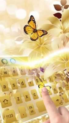 Play Auric butterfly gold keyboard 