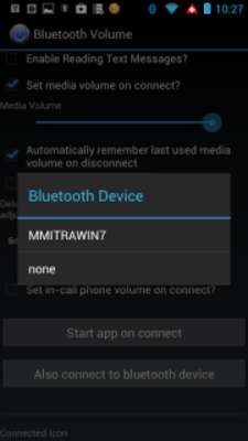 Play Auto Bluetooth Volume A2DP Play Auto Bluetooth Volume A2DP