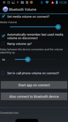 Play Auto Bluetooth Volume A2DP Play Auto Bluetooth Volume A2DP