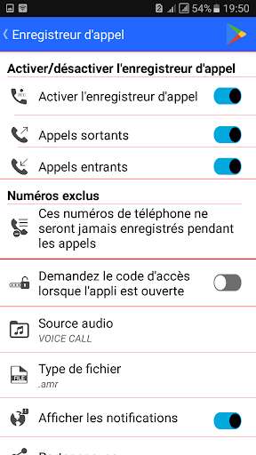Play Auto call recorder Pro 
