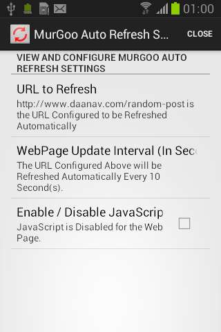 Play APK Auto Refresh Web Page Utility  and enjoy Auto Refresh Web Page Utility with UptoPlay com.murgoo.autowebpagerefresh