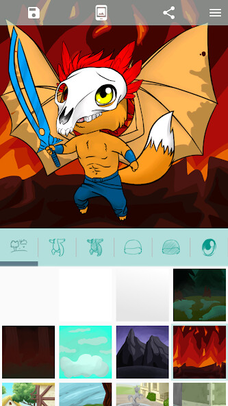 Play APK Avatar Maker: Fantasy Chibi  and enjoy Avatar Maker: Fantasy Chibi with UptoPlay com.bianf.avatars.chibi_animals