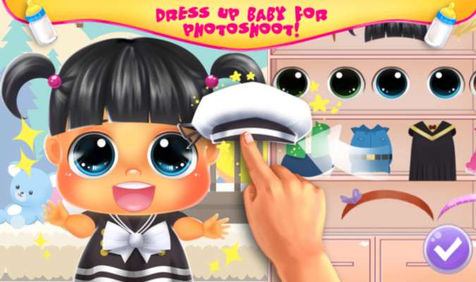 Play Baby Photo Star - Social Selfie Dress Up 