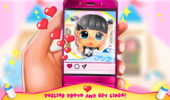Play Baby Photo Star - Social Selfie Dress Up 