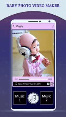 Play Baby Photo Video Maker - Music Video Maker 