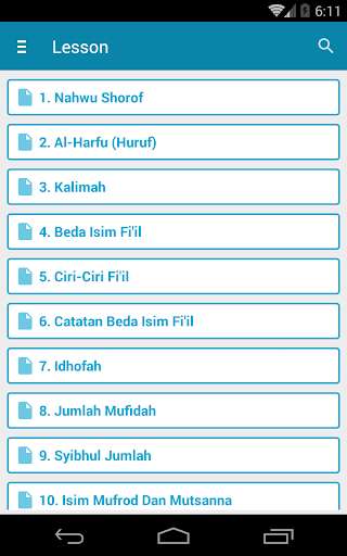 Play APK Bahasa Arab Dasar  and enjoy Bahasa Arab Dasar with UptoPlay com.fazrilab.badaronline