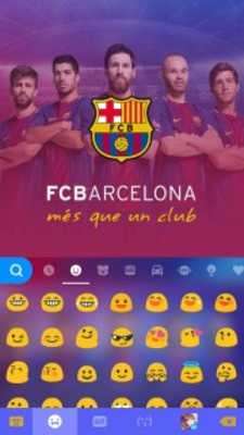 Play Barcelona Indestructible Keyboard Theme 