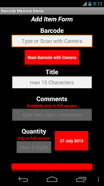 Play APK Barcode Memory Demo  and enjoy Barcode Memory Demo with UptoPlay com.barcode_memory.hdapps.demo