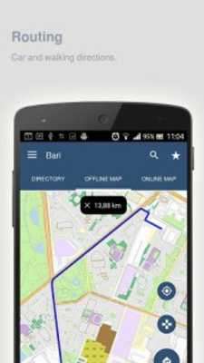 Play Bari Map offline 