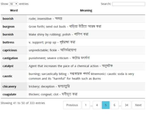 Play Barrons GRE 333 Bangla 