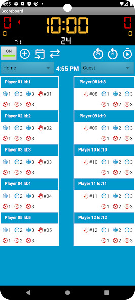 Play APK Basketball Scoreboard  and enjoy Basketball Scoreboard with UptoPlay com.smiler.scoreboard