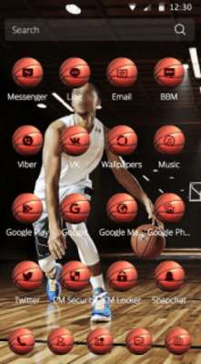 Play Basketball theme icon skin 