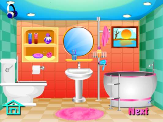 Play Bathroom cleaning girls games 