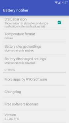 Play Battery notifier - Reborn 