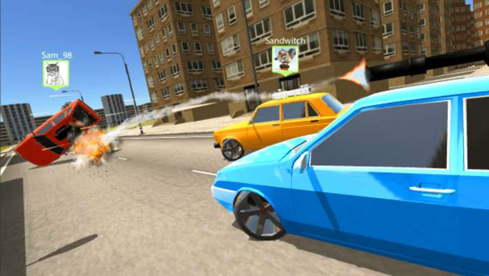 Play Battle Cars in City (online) 