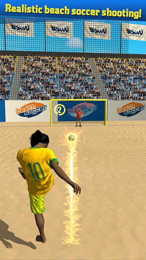 Play APK Beach Flick Soccer Shootout  and enjoy Beach Flick Soccer Shootout with UptoPlay com.ImperiumMultimediaGames.BeachSoccerShootout
