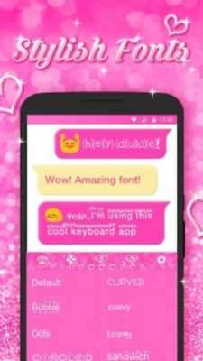 Play Best Keyboard Theme - Free Pink Love Emoji & Gif 