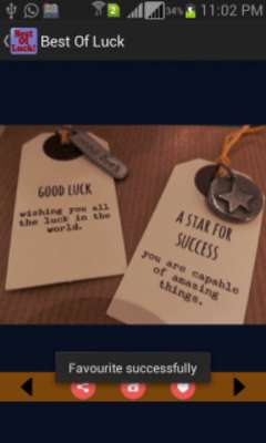 Play Best of Luck Wishes Quotes 