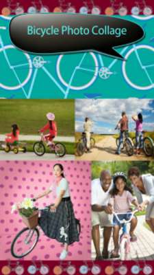 Play Bicycle Photo Collage 