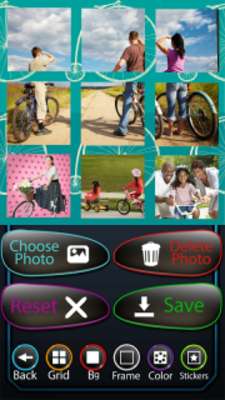 Play Bicycle Photo Collage 